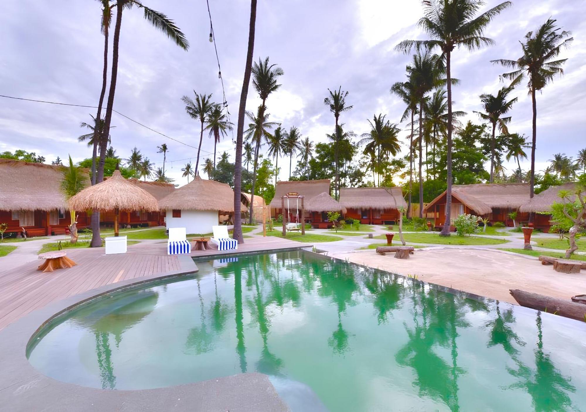 Beranda Ecolodge Gili Air Luaran gambar
