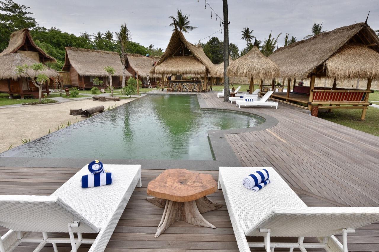 Beranda Ecolodge Gili Air Luaran gambar