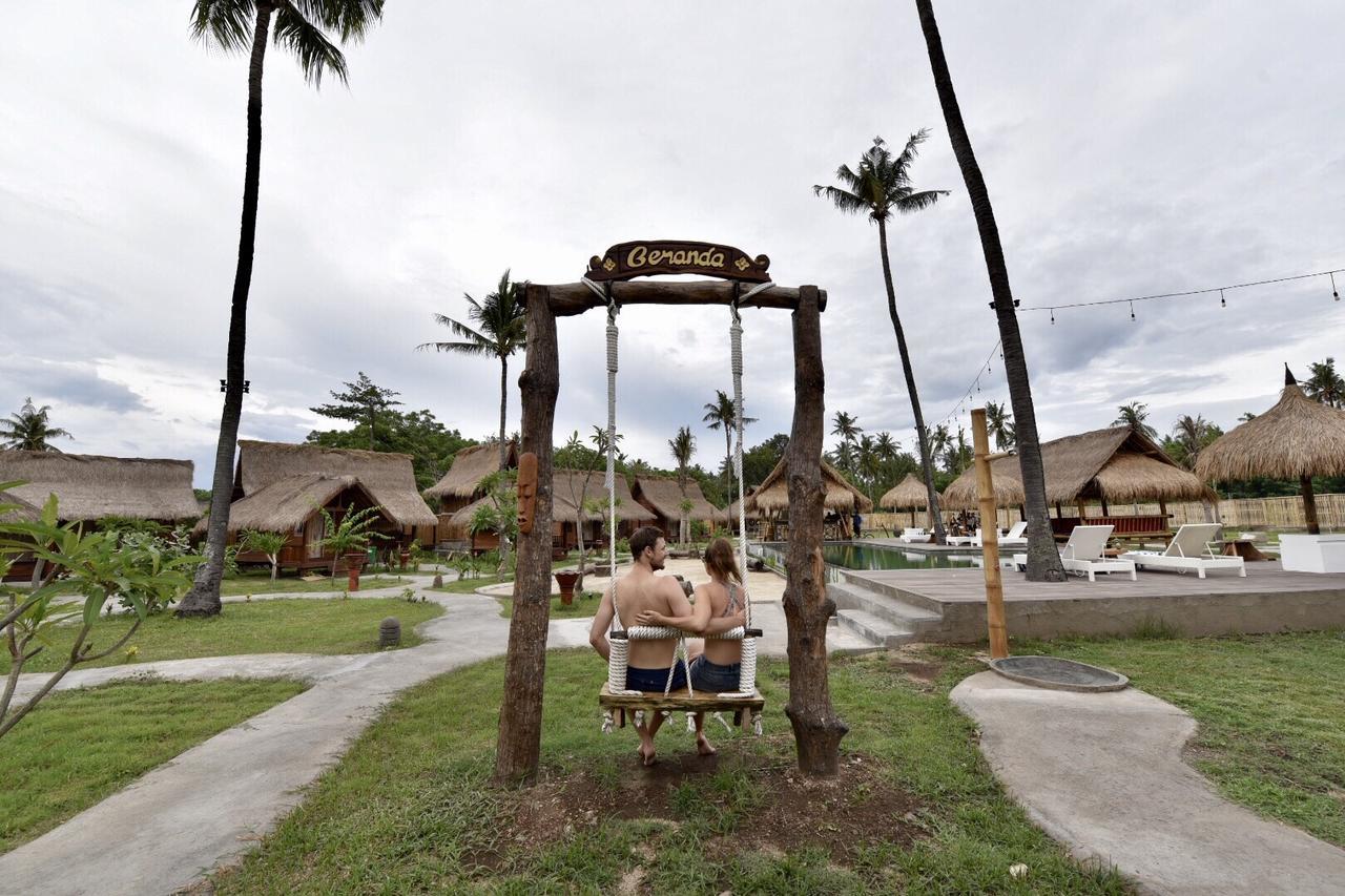 Beranda Ecolodge Gili Air Luaran gambar